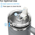 40oz 100% For Travel & Gym Never Drink from a Moldy Lid Again: Hygienic Tumbler, Leakproof Lid & Removable Foldable