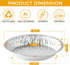 The Baker Celebrations Aluminum Foil Baking Pie Pans - 8 inch (Pack of 25)