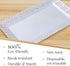 Silver Spoons Disposable Lace Trays for Upscale Wedding and Dining, 6 pc, White, 14” x 7.5”