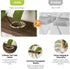 5 3 XXXFLOWER Wall Hanging Propagation Station with Wooden Stand Glass Test Tubes Tiered Planters Wall Terrarium