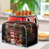 JEOCODY Christmas Snowman Toaster Cover - Fits Most Standard 2 Slice Toasters, Universal Size Dustproof Cover for Women