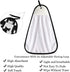 visesunny Black and White Cat Kitchen Dish Towel with Hanging Loop, Absorbent Hand Towel for Cleaning & Drying