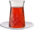Set 12 Set, 6 6 Pasabahce Crystal Turkish Tea Glasses and Saucers, of Turkish Tea Cup Cups and Plates Perfect for Tea