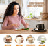 2 Settings 1-12H Coffee Mug Warmer, Cup Warmer for Desk with Auto Shut Off, Temp & Timer, Coffee Heater Smart Electric