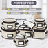 BALEINE China Storage Containers, Sturdy Quilted Wine Glass Storage, Plate Organizer with Carry Handles, Moving Boxes
