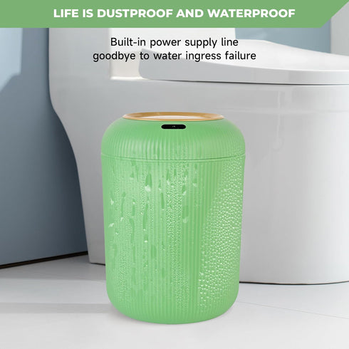 Pukomc Smart Sensor Wastebasket, Convenient and Hygienic Easy to Use, Technology Sensor Waterproof Wastebasket Plastic