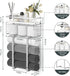 Towel Racks for Bathroom, Floating Shelves with Towel Rack and Paper Holder, Over Toilet Storage, Silver