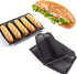 masteymoh 5-Cavity French Bread Baking Pan, Non-Stick, Soft Foldable for Easy Storage, 17.2" x 12.2"