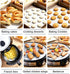 8 Inch Parchment Paper Rounds, 200 Sheets for Baking, Heavy Duty Nonstick Air Fryer Liners for Cookies, Meat