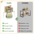 Set 2 11.7" 7.7" 6.3" Delamu Clear Kitchen Cabinet Organizer, of Acrylic Shelf Organizer for Cupboard Organizers