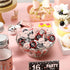 Zonon 504 Pieces Sweet 16 Birthday Party Favors Stickers, Mini Kisses Candy Wrappers, Sweet Sixteen Decorations