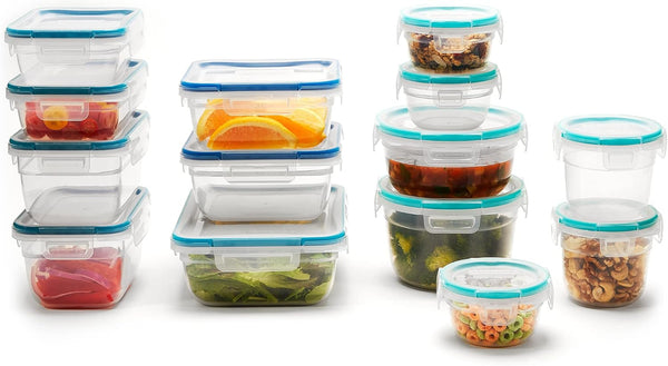 Snapware Total Solutions 28-Pc Food Storage Container Set, Plastic Meal Prep and Pantry Organization