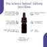 Infinity Jars Glass Dropper Bottle - 30ML Ultraviolet Black Glass Tincture Bottle with Eye Droppers, 3 Pack