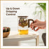 800 ML (27oz) Enchanti Tea Pot - Modern Glass Infuser Teapot - Water Separation Magic Teapot with Heat-Resistant Handle