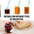 3pcs Silicone Jar Spatula Set, Heat Resistant Kitchen Spatulas for Mixing Batter and Spreading Cake Cream