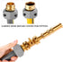 Zinc and Aluminum Male and Female Coupling, 2 Pack Garden Hose Repair Fitting, Fits 5/8-Inch and 3/4-Inch