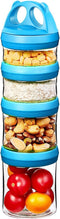 SELEWARE Portable Stackable Food Storage Containers for Snacks Formula Powder and Drinks