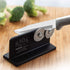 Rada Cutlery Quick Edge Knife Sharpener (R119), 3.5"x2", Stainless Steel Wheels, Made in USA