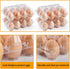 ALISWAT 120 Pack 12 Count, 1 Dozen Egg Cartons Cheap Bulk Clear Empty Egg Cartons for Chicken Eggs, Plastic Egg Holder
