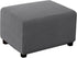 Turquoize Stretch Ottoman Cover Ottoman Slipcover Sofa Cover Footstool Protector Storage Ottoman