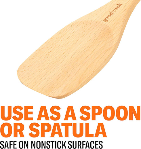 Good Cook Touch 13-inch Wooden Turner Spatula