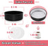E-far 6 Inch Cake Pans Set of 2, Nonstick Stainless Steel Small Round Baking Pans with Parchment Paper & Side Liner Roll, Stainless Steel Core & Non-toxic Coating, Straight Side & 2 Inch Deep by E-far