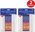 Beistle 2 Pack Plastic Welcome Home Door Covers - 6’ x 30” American Flag Decor for Patriotic Holidays