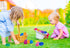 The Dreidel Company 2.3" Fillable Easter Eggs (50 Pack), Colorful Bright Plastic Eggs for Easter Egg Hunt