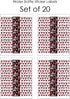 Big Dot of Happiness Happy Little Ladybug Water Bottle Sticker Labels, Set of 20 for Baby Shower or Birthday Party