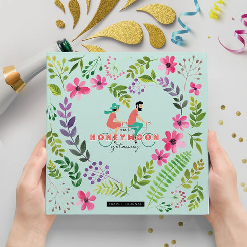 Honeymoon Travel Journal, Record-Book Trip Together, Save All Experiences in This Memory Album, Just Married Gift