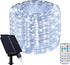 Vigdur 66FT Solar Rope Lights Outdoor - 200 LEDs Cool White Rope