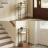 15.7" 2 BF40XG01 HOOBRO Narrow Console Table for Small Space, Entryway Table with Storage, Sofa Table with Shelves