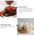 Plastic Cake Dome Cover Lid for Freshness and Display, 6 Inch Diameter Cake Display Stand
