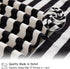 18 Set Loop-6 Towels,6 Towels,6 Set Pcs Black White Stripe Bath Towel with Hanging Bath Hand Washcloths Soft Family