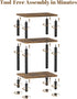 3-Tier Side Table, Small End Table, Nightstand with Storage Shelves, Sofa Table for Small Spaces for Living Room