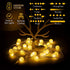 1 Pack 10 30 8 Hiboom Globe Ball String Lights, Ft LEDs Lighting Modes Battery Operated Fairy Lights with Remote Timer
