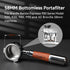 58mm Bottomless Portafilter with Double Shot Filter Basket & Walnutwood Handle, Compatible with Breville Machines