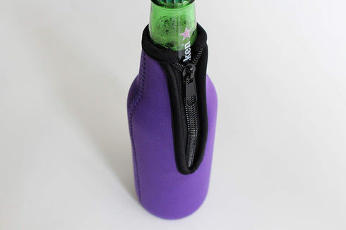 FRRIOTN 6 Pack 12oz Beer Bottle sleeves - Neoprene Insulated Holder for Bottle - Keeps Beer Cold and Hands
