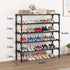 5 Closet SAN HE Long Shoe Rack-Shoe Organizer Tier Shoe Rack for Front Door Entryway Garage, Stackable Free Standing