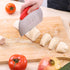 1 pcs Stainless Steel Dough Pastry Scraper Chopper with Ergonomic Rubber Non-Slip Grip, Pro Pastry Pizza Cutter (Red)