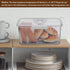 Counter Gifhomfix Bread Box Bread Boxes for Kitchen Airtight, Time Recording Bread Storage Container with Lid, Bread