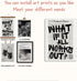 NaZaUK 70s 12x16 Retro Black And White Newspaper Poster Wall Art, What If It All Works Out Wall Art, Trendy Preppy