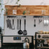 2PCS Kitchen Utensil Racks with 8 Hooks, 17 Inch Multifunctional Hanging Utensil Holders