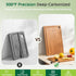 Kitchen(Set 3), Bamboo Cutting Boards for of Wood Cutting Board with Wood Storage Stand, Charcuterie & Chopping Board