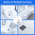 LZLOOK Set Toilet Brush and Holder with Pumice Stone Long Handle Toilet Bowl Brush, Anti-Splash Scrubber, Ventilated