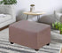 JHLD Waterproof Ottoman Cover Rectangle, Stretch Velvet Soft Ottoman Slipcovers Fit Folding Storage Stool with Elastic