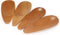 BambooMN Small Solid Bamboo Oval Scoop, 4", 30pcs