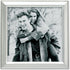 Lawrence Frames Brushed Silver Plated Metal Picture Frame, 5x5