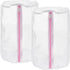 uxcell 2Pcs Shoes Washing Bag - 8.7 x 13 Inch Cylinder Fine Mesh Laundry Bags for Washing Machine