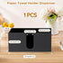 Countertop Countertop(3mm) Acrylic Paper Towel Holder, Black Acrylic Napkin Holder, Paper Towel Dispenser for C-fold